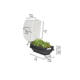 Small Raised Garden Bed with Garden Cover